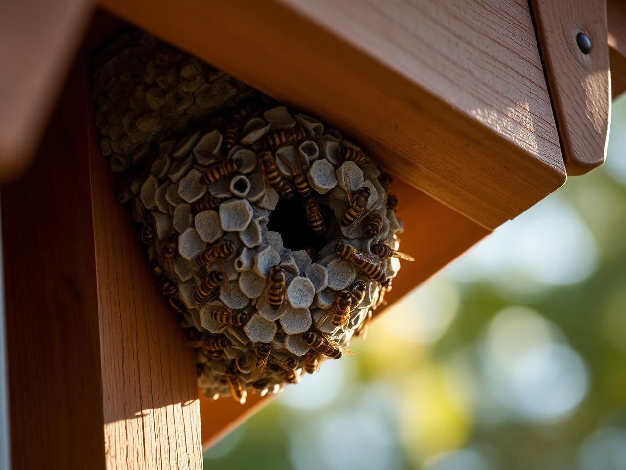 Field reference guide pages laid out — wasp nest illustrations